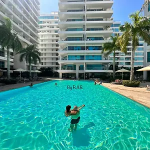 Apartamento Apto- Condominio H Sonesta - Morros-Salida A La Playa - Cerca Hotel Americas, Cartagena